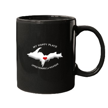 Discover My Happy Place Upper Peninsula Michigan Yoopers 90 Mugs