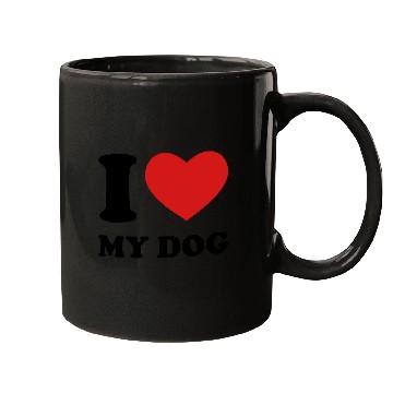 Discover I Love My Dog Mugs