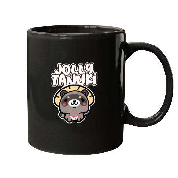 Discover Jolly Tanuki Raccoon Mugs