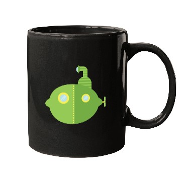 Discover Submarine Lime Mugs