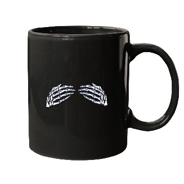 Discover Women's Skeleton Hands Breasts Mugs