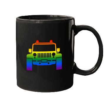 Discover Rainbow Pride Jeeps LGBT Mugs