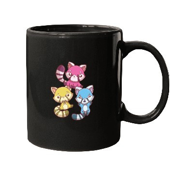 Discover Pansexual Kawaii Red Panda, Pastel Goth Anime Art Mugs