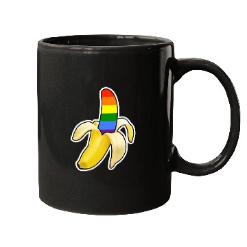 Discover banana rainbow Mugs