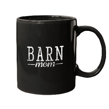 Discover Barn Mom Horse Horses Retro Mugs