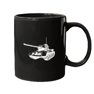 Discover Tank T34 reverse - white Mugs
