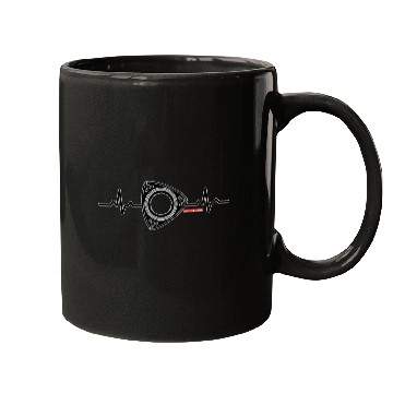 Discover Rx8 Rx7 Heart Beat Dark Mugs