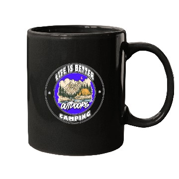 Discover Life is Better Camping Mugs
