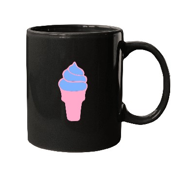 Discover Mint-Strawberry Ice-Cream Con-I Love Ice cream Mugs