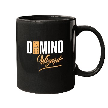 Discover Domino Wizard Funny Dominoes Game Player novelty Mugs