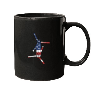 Discover CH47 Chinook Military Helicopter American Flag Mugs