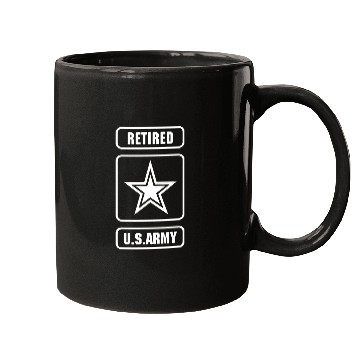 Discover us army retired Mugs
