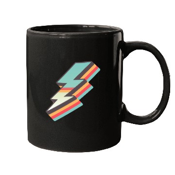 Discover retro vintage lightning bolt Mugs