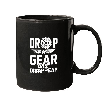 Discover Drop A Gear And Disappear Automotive Racing Mugs