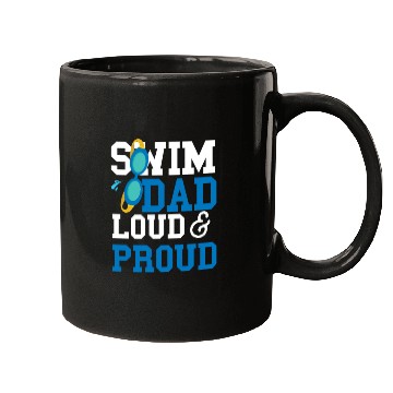 Discover Swimming Swimmer Swim Dad Mugs