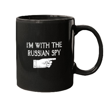 Discover I'm With Russian spy Matching Halloween Costume Mugs