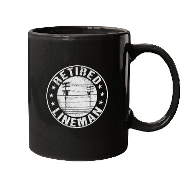 Discover Retired Lineman Gift Mugs
