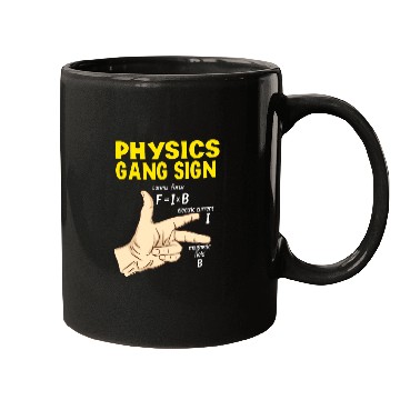 Discover Gang Sign Physics Mugs