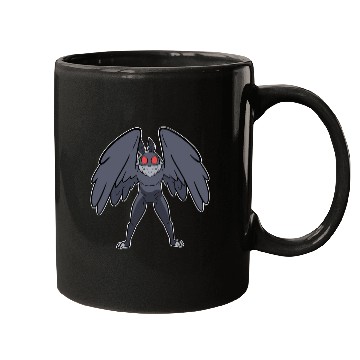 Discover Mothman Mythical Creatures Folklore Cryptid Mugs