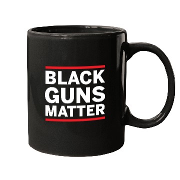 Discover Black guns matter merch Mugs
