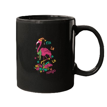Discover Christmas Flamingo Merry Christmas Mugs
