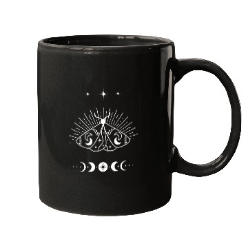 Discover Celestial moth wicca Mugs