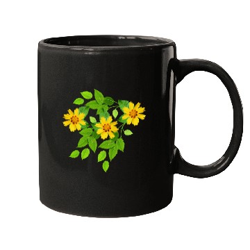 Discover yellow flowers Mugs
