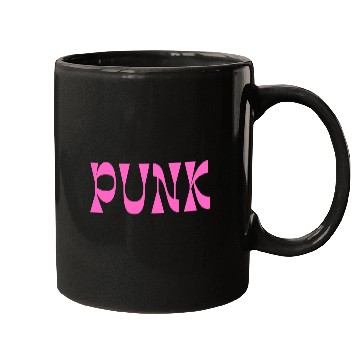 Discover PUNK (in bold pink letters) Mugs
