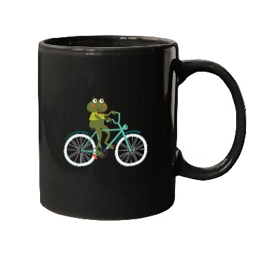 Discover Frog Biking Cyclist Bike Bicycle Race BMX MTB Gift Mugs