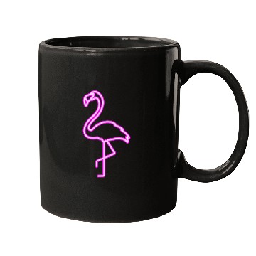 Discover Neon Flamingo Mugs