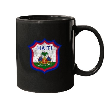 Discover Haiti Crest Design Mugs