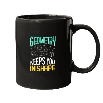 Discover Math Teacher Geometry Gift Mugs