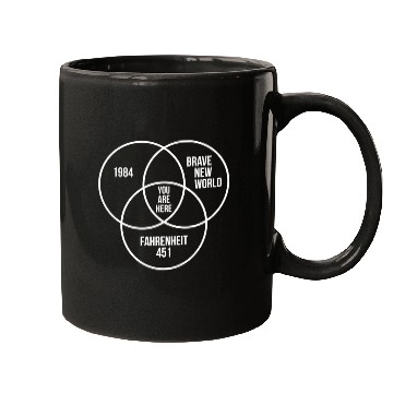 Discover 1984 Brave New World Fahrenheit 451 Conspiracy Ess Mugs
