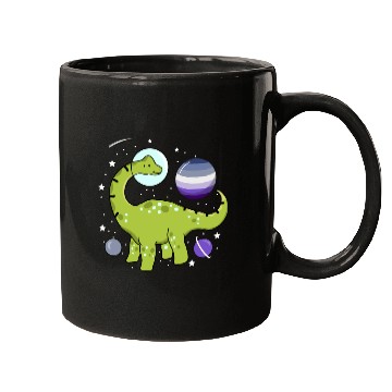Discover Brachiosaurus Space Butch Lesbian Mugs