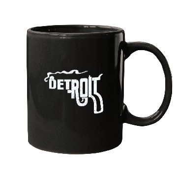 Discover Macs Detroit Smoking Gun Mugs