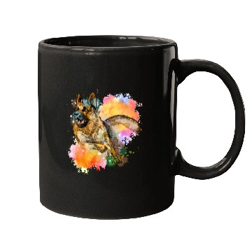 Discover German Shepherd Colorful Dog Lover Mugs