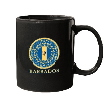 Discover Barbados Trident Mugs
