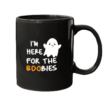 Discover I'm Here For the Boobies Funny Baby Halloween Mugs