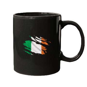 Discover Ireland Ripped Flag Mugs