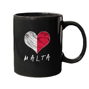 Discover Malta Love Flag Mugs