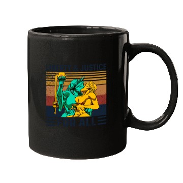 Discover Liberty Justice For All Lesbian Lgbt Pride Mugs