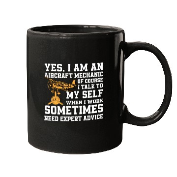 Discover Aircraft Mechanic Expert Gift Mugs