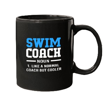 Discover Funny Swimming Instructor Swim Coach Mugs
