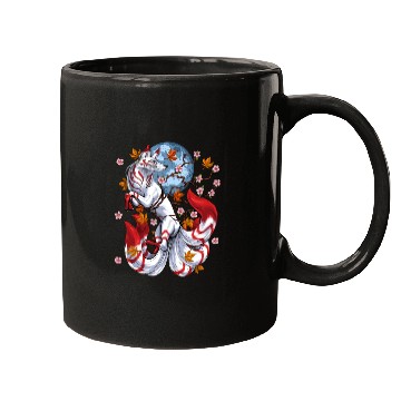 Discover Japanese Fox Kitsune Mugs