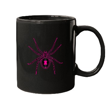 Discover Black Widow Pink Design Mugs
