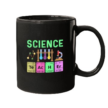 Discover Science Teacher Chemist Physicist Vintage Mugs