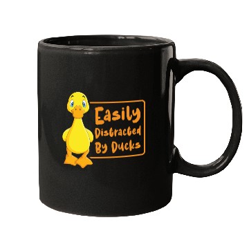 Discover Easily Distracted By Ducks Duck Rubber Duck Mugs