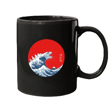 Discover Great Wave Off Kanagawa Circle Mugs