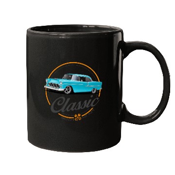 Discover Classic Blue 1955 Street Rod Mugs