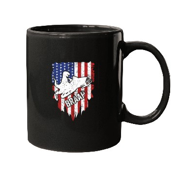 Discover Snowmobile USA Flag Gift Dinosaur Snowmobiling Kid Mugs